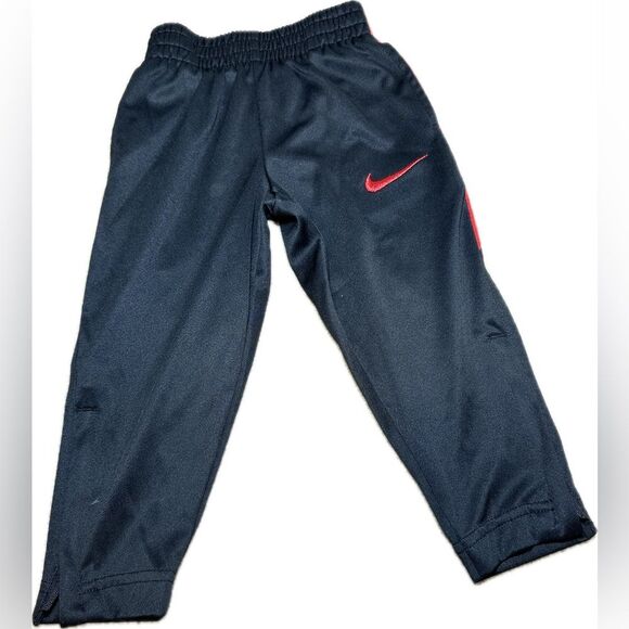 Nike Other - Toddler Nike Athletic Pants, Size 2t, Open Hem Side Zippers, Black and‎ Red